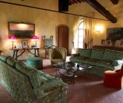 Villa Ombrone: Living room
