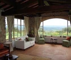 Villa Ombrone: Living room