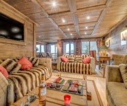 Chalet Chopine: Living area