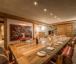 Chalet Tristan-Dining room