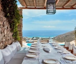 Villa Doria-Al fresco dining area