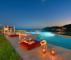 Villa Hali-Exterior by night