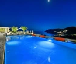 Villa Hali-Exterior by night
