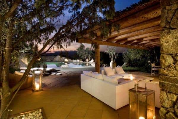 Villa Rosae: Outdoor chill out area