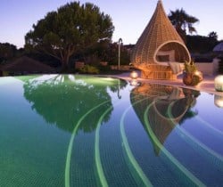 Villa-Praia-Swimming-pool-by-night