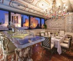 Apartment-Capitolium-Top-floor-dining-area-by-night