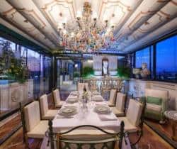 Apartment-Capitolium-Top-floor-dining-area-by-night