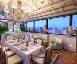 Apartment-Capitolium-Top-floor-dining-area-by-night