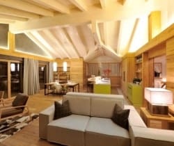 Chalet Croce: Living area