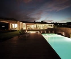 Villa Marine-Pool area night