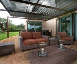 Villa Lin: Outdoor chill out area