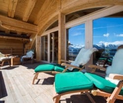 Chalet Dixie: Balcony