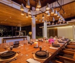Villa-Teratai-Dining-area-by-night